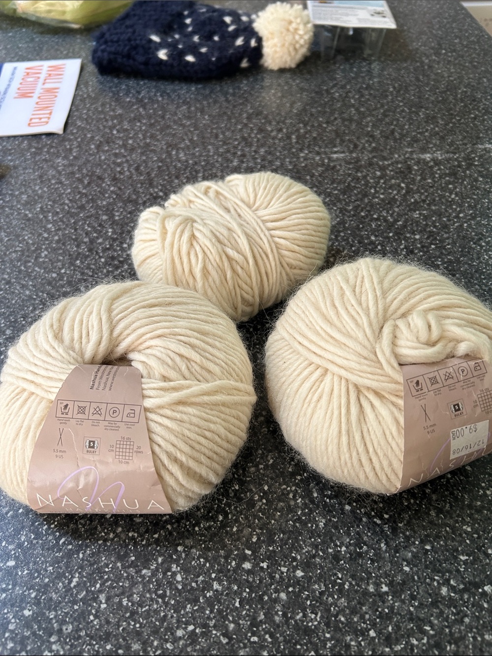 Nashua Chunky Yarn 2 full skeins + 3/4 of a skein | wool & alpaca
